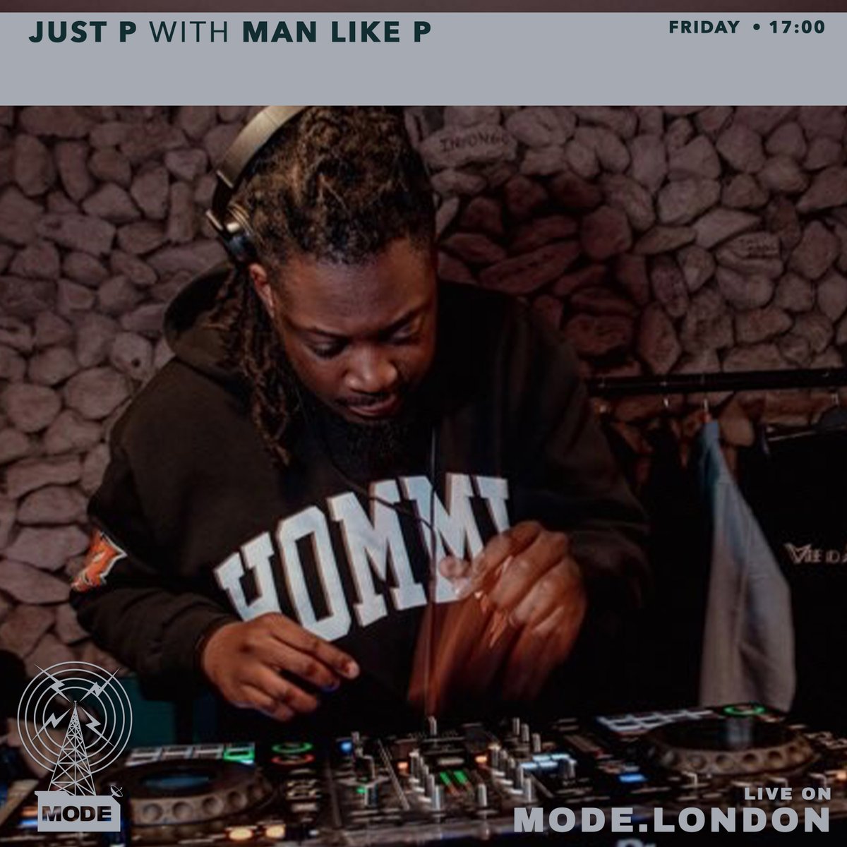 Moderadiolondon's tweet image. #JustP up next joined by #ManLikeP taking you through til 7

Mode.London