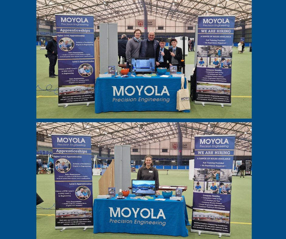 MoyolaPrecision's tweet photo. 🌟What a success🌟
We attended the #EngineeringExpoNI in Meadowbank Arena, Magherafelt on Wednesday 18th Oct and what a fantastic day it was!! The future looks bright for engineering in Mid Ulster!! @midulster_mega https://t.co/7agoUqh5Lv