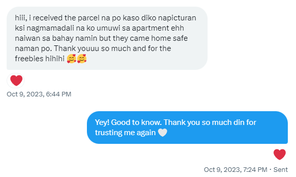 chi4jae's tweet photo. Thank you for trusting me❣️

p.s: Late upload feedbacks via DM.

#chi4jaeProofs https://t.co/Db9ioe1T5r