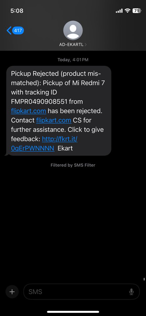 asutoshkar's tweet photo. Two #BigBillionDays mistake, Two exchange orders , both delivery guy forced to reject and reduce exchange price and whn refused . best of the #flipkartscam , I cannot give feedback as its already given 🙄 @_Kalyan_K @flipkartsupport are you listening? https://t.co/gNY3pbhBvp