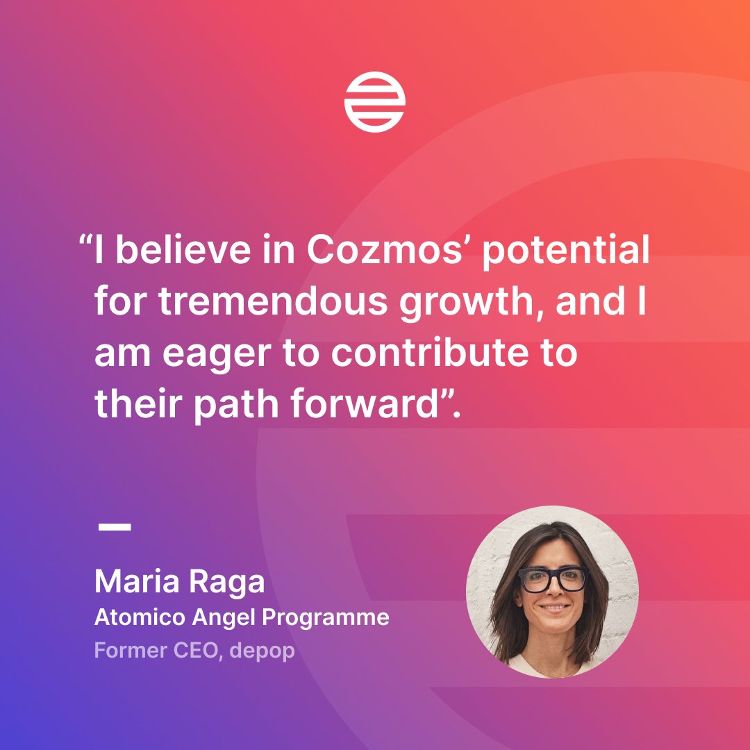 📣 We are thrilled to share that @MRaga_Depop will be supporting Cozmos in our next stage of growth, as part of the @atomico Angel Programme. We look forward to revolutionising the web together! 🚀 #Cozmos #AtomicoAngel #Innovation #StartUp