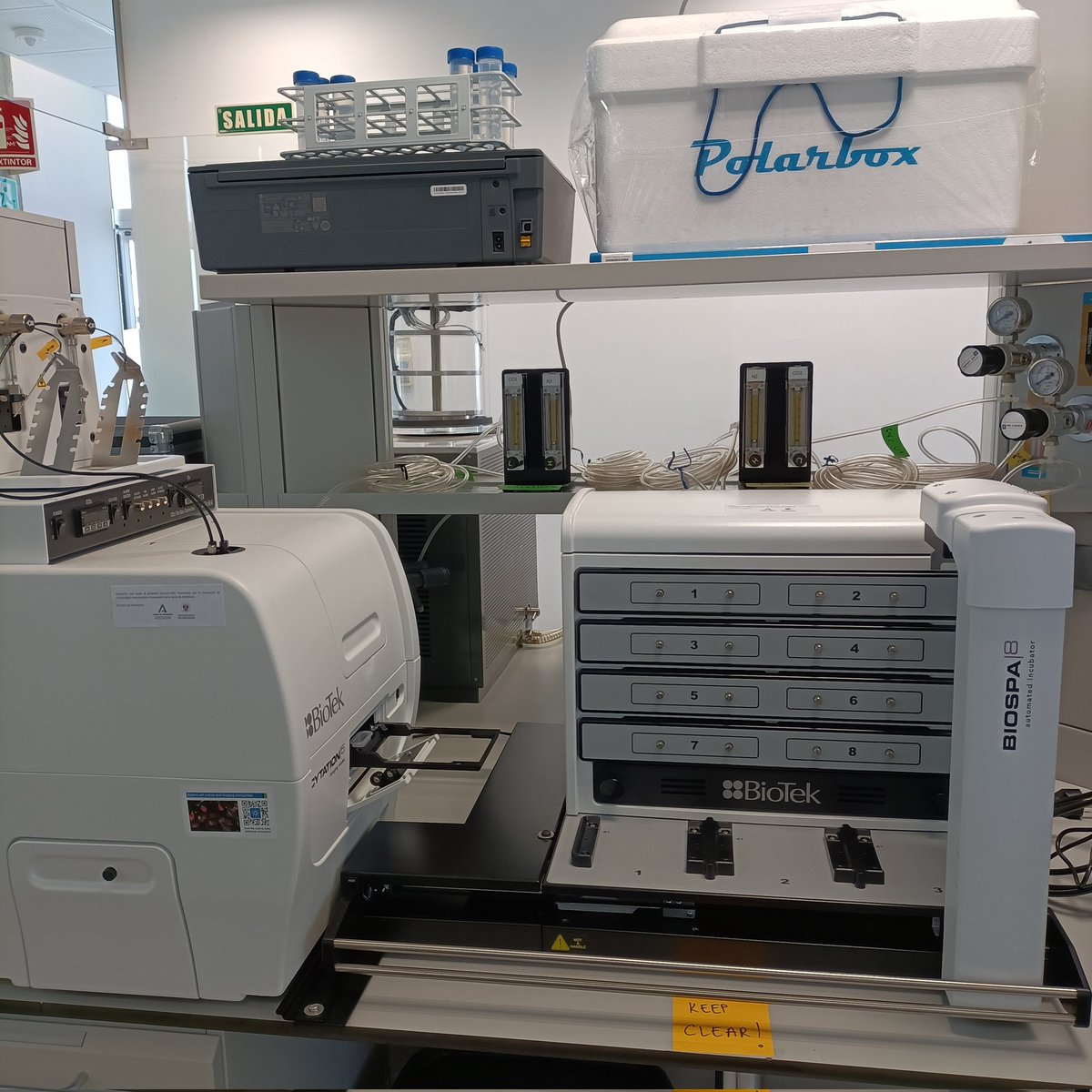 Excited to announce the arrival of Cytation5 Imaging Reader & BioSpa8 Automated Incubator—pioneering tools for advanced #cellimaging and automated #cellculture, driving scientific breakthroughs! 🧪🔬 #ResearchInnovation @UniversidadAnd @CanalUGR @AgEInves @44DH44