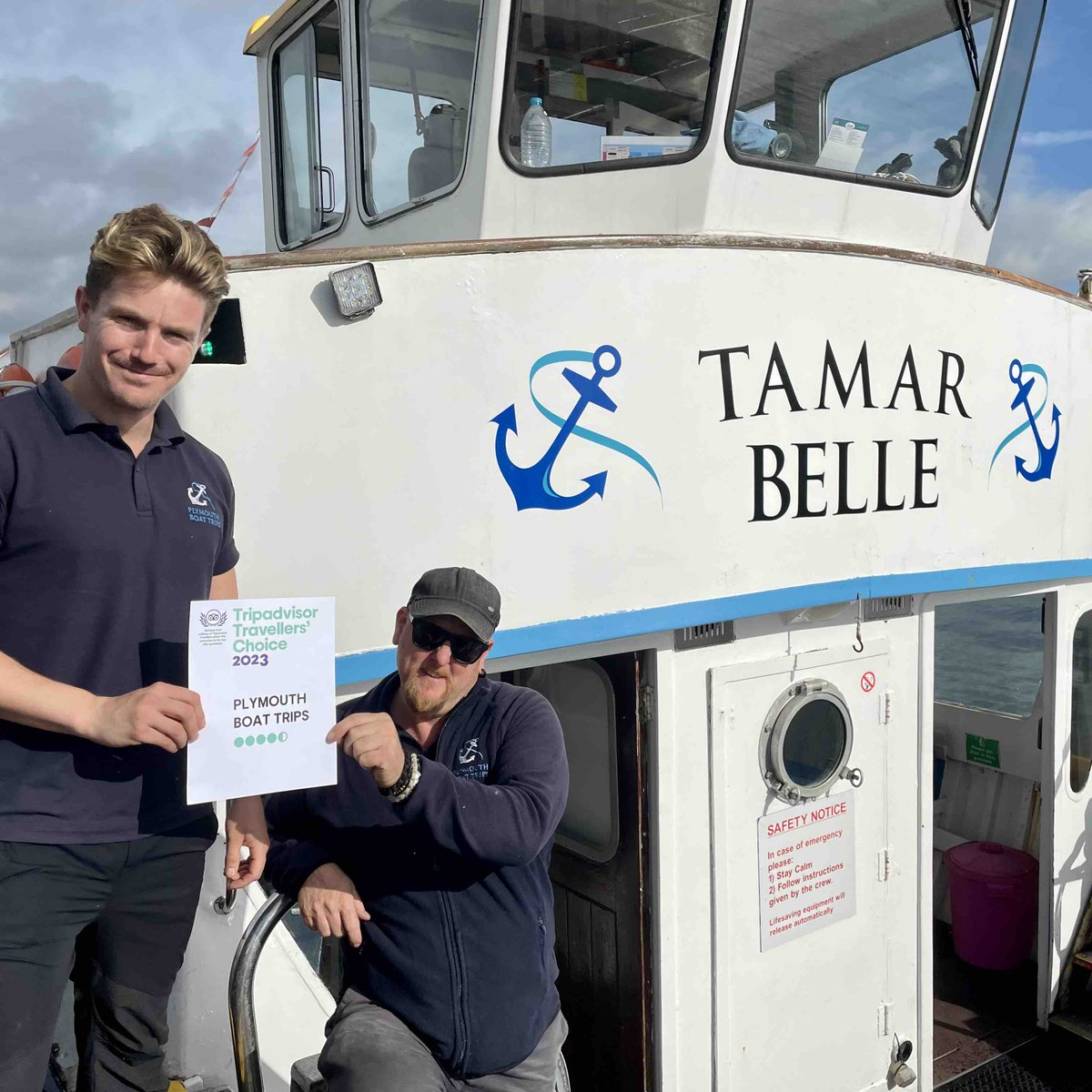 PlymBoatTrips's tweet photo. We’re celebrating 🎉 
Thanks to all of you, Plymouth Boat Trips has won Tripadvisor’s #TravelersChoice award! 🏆 

We can’t express how thankful we are to everyone who has joined us over the last year—it wouldn’t be possible without you 💖 
#loveplymboattrips #visitplymouth 🛥️ 🌊 https://t.co/uoegXuXoyS