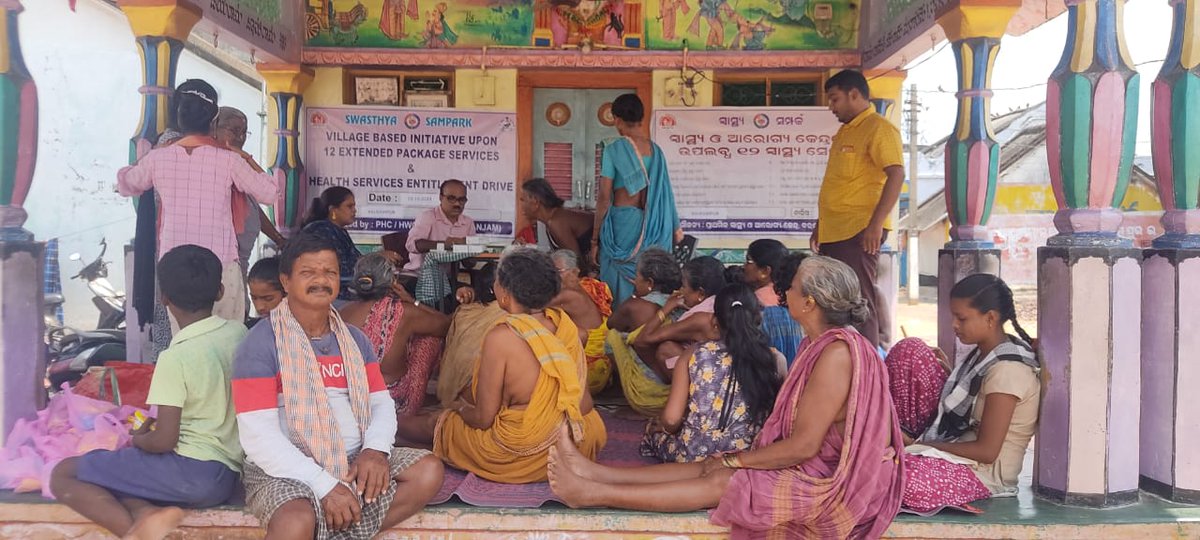Saiofficially's tweet photo. Health Entitlement drive at Balrampur.Senitizing people upon 12 EPS &amp; awarness among community people about the Institutional delivery at our PHC BARANGA.
#NCD screening 
#Nidan test
#distrubution of free medicines
#Swasthya Samapark  
#integrated program Baranga &amp; Gudipadar. https://t.co/Dp4kEf091n