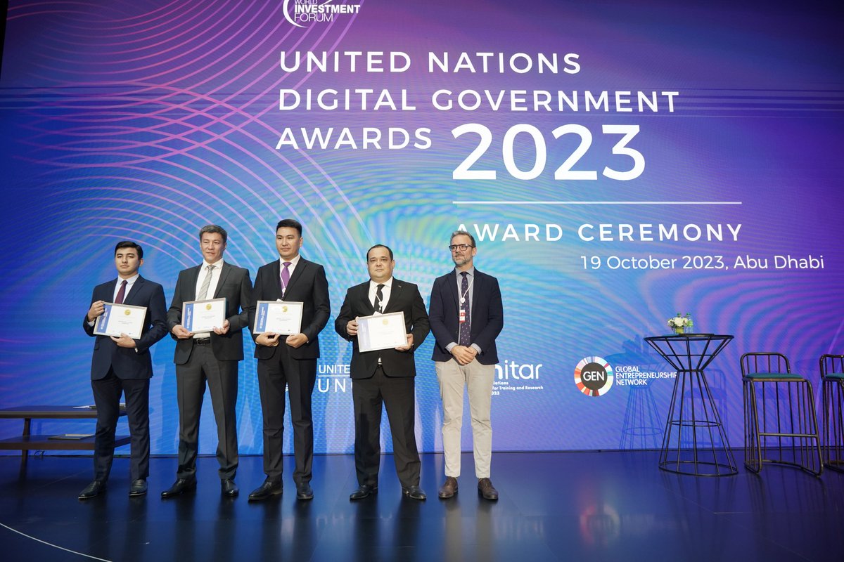ITCnews's tweet photo. Central Asia Gateway wins "Best Trade Information Portal award" at #WIF2023.

Developed by ITC, funded by the EU and supported by @UNCTAD, it drives efficiency &amp; transparency in cross-border trade, boosting regional trade &amp; integration.

ℹ️ https://t.co/nyWzZgGQBx | #Ready4Trade https://t.co/bRcP3G4Esf