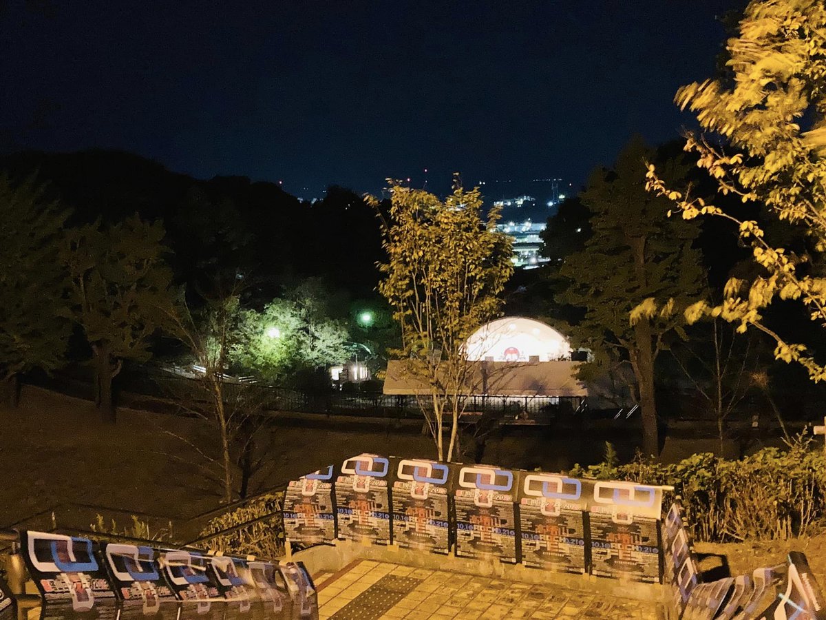 準備ができました。
すばらしいスタッフさんたちに
感謝です。
これが”聖地”高塔山。
ぜひ明日ご来場ください。
#高塔山ロックフェス2023