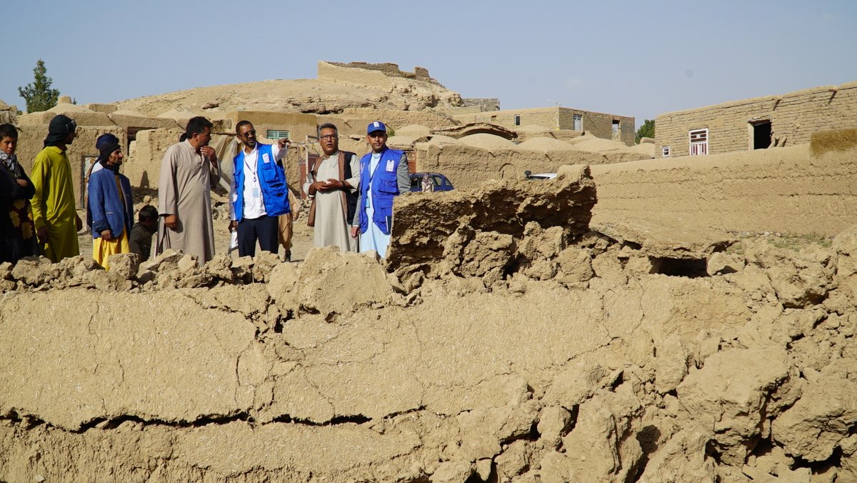 UNDPaf's tweet photo. Earthquakes have devastated Herat, #Afghanistan, leaving thousands of people in need of water, food, shelter, health care &amp; more. @UNDP, @WorldBank, @EUinAfghanistan, @ADB_HQ are jointly conducting a #PDNA to help them recover and #BuildBackBetter.

🔗https://t.co/rUDyeP1r0y https://t.co/A08VKHrTB0