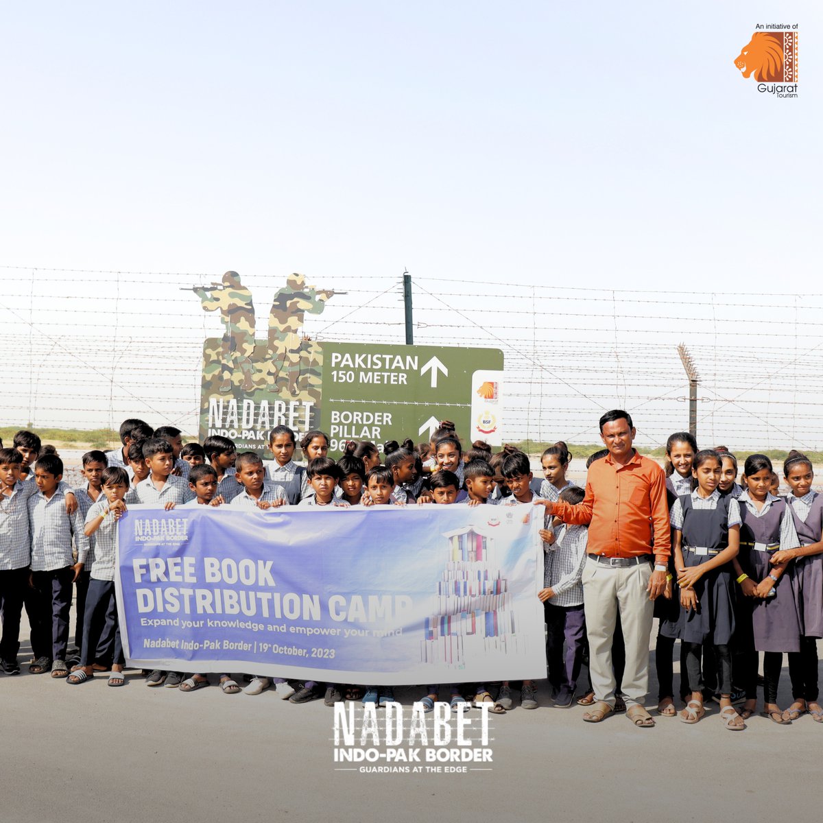 VisitNadabet's tweet photo. Team Nadabet organised a free book distribution camp to enrich young minds, encouraging knowledge and education.
#eventsatnadabet #events #bookdistribution #freebookdistribution #visitnadabet #IndoPakBorder #NadabetBorder #gujarattourism #exploregujarat #incredibleindia https://t.co/tUGVRj6mpc