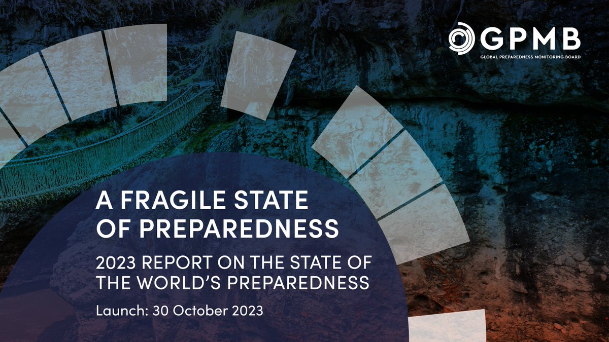 Join @TheGPMB for the launch of our 2023 Report! Based on the GPMB Monitoring Framework, it assesses the state of #PPPR & makes recommendations to ensure the world is better prepared for the next #pandemic. 10.00-11.30 CET, 30 October : shorturl.at/aovIM