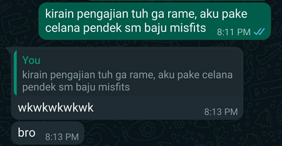 carsondestroyer's tweet image. #pengajian