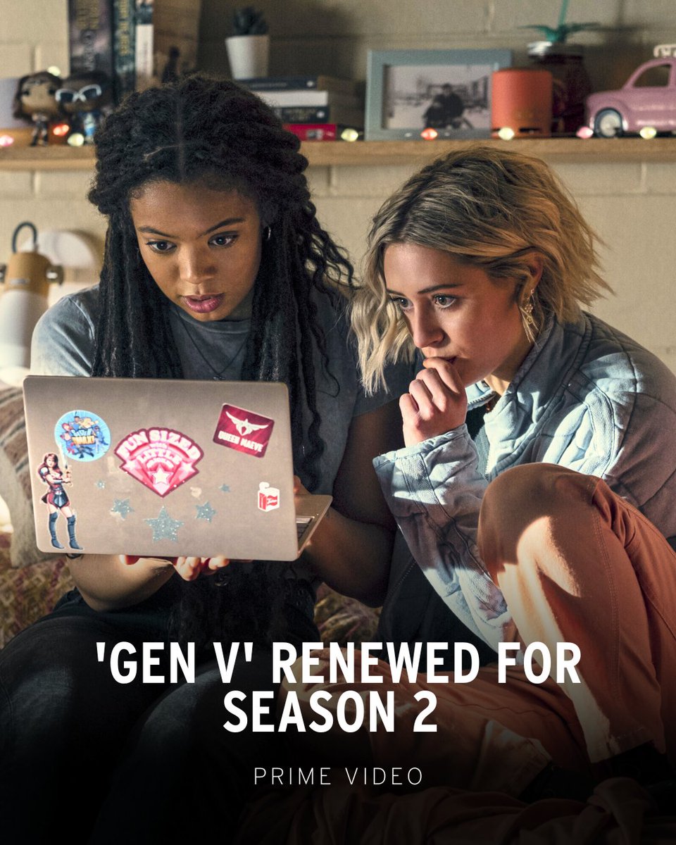 IMDb's tweet photo. #GenV has been renewed for Season 2 🫴🩸 https://t.co/BiDnhxzUA1 https://t.co/iDE5PdZxGi