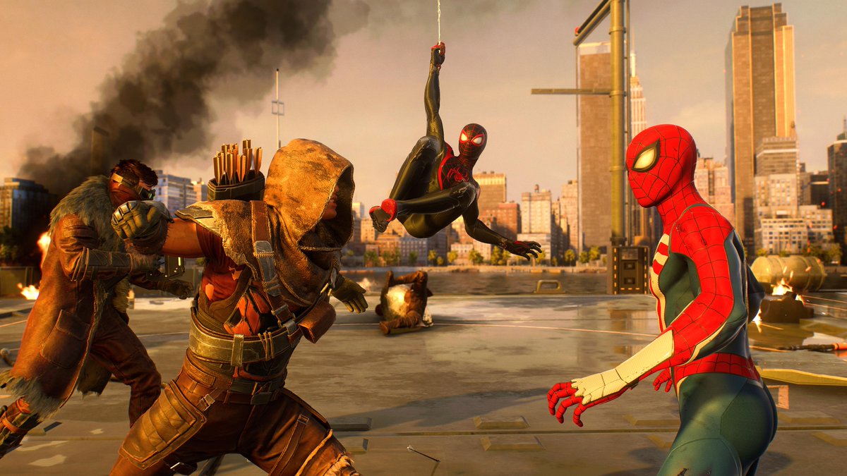 KiDdYoNe's tweet photo. okay @InsomniacGames 
#PS5Share, #MarvelsSpiderMan2 https://t.co/mhhTeWfePL