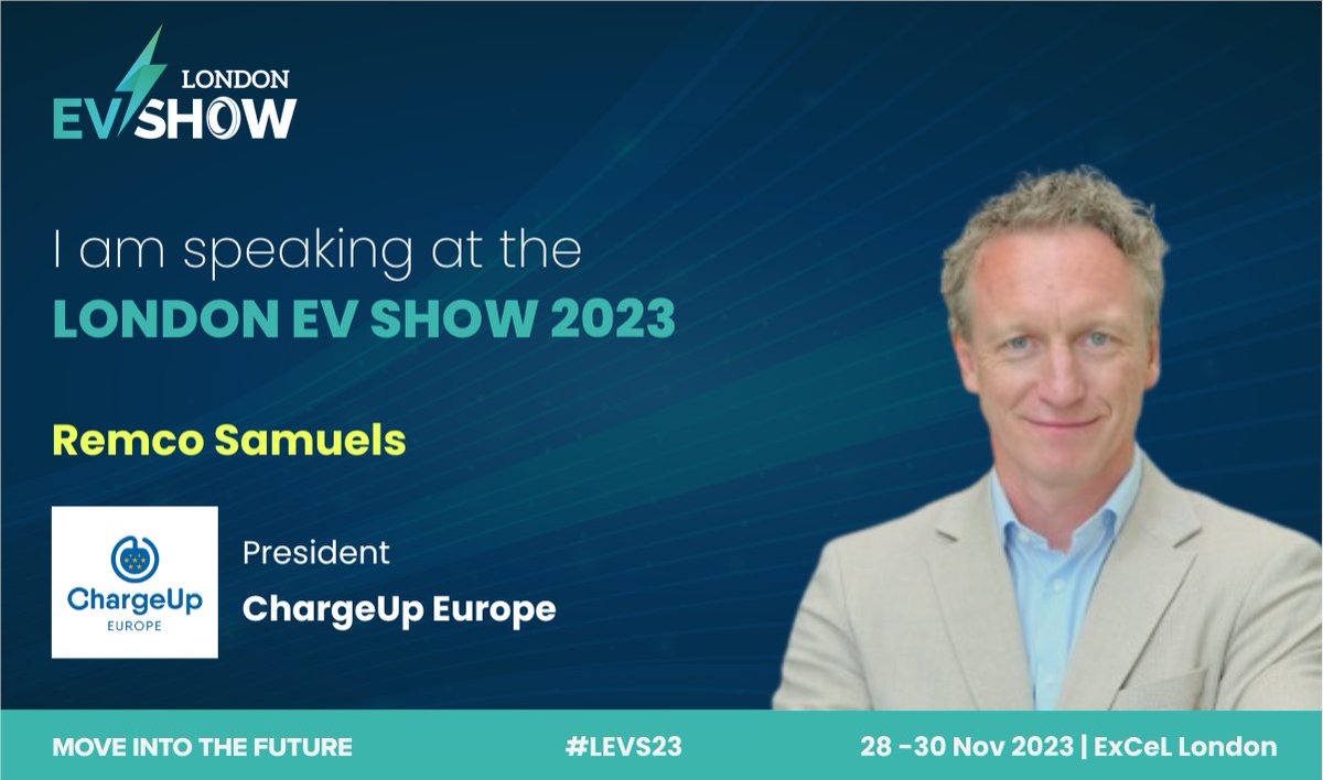 📅 Don't miss the #LondonEVShow - Nov 28-30 organised by <a href="/ValiantBMedia/">Valiant Business Media</a> 🔌⚡

Our President and <a href="/evbox/">evbox</a> CEO Remco Samuels will be on session "Battery and Charging Infrastructure Evolution to support Ultra-Fast Charging" sharing his insights on future of #EVCharging.