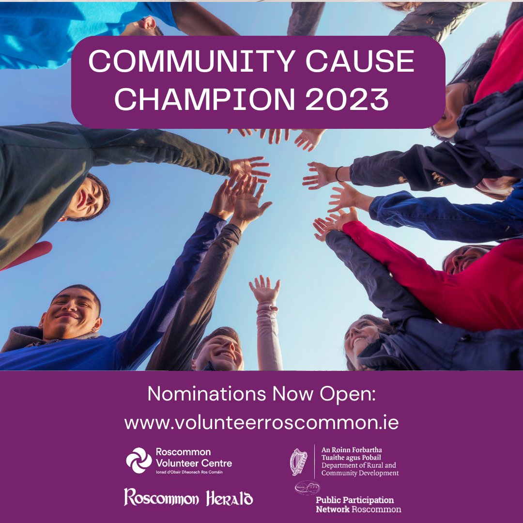 Know someone that creates awareness around an important community cause? Why not nominate them for the Community Cause Champion today? Animal welfare, health issues, environmental causes, heritage work, LGBTQI+ rights, etc. will be considered. bit.ly/48Wb4pC