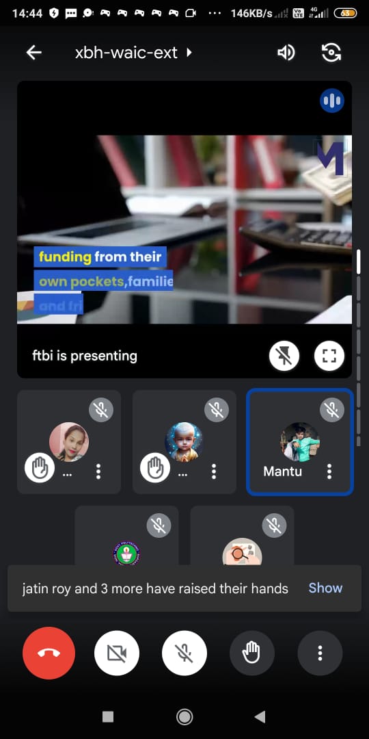 Workshop on Entrepreneurship in online mode