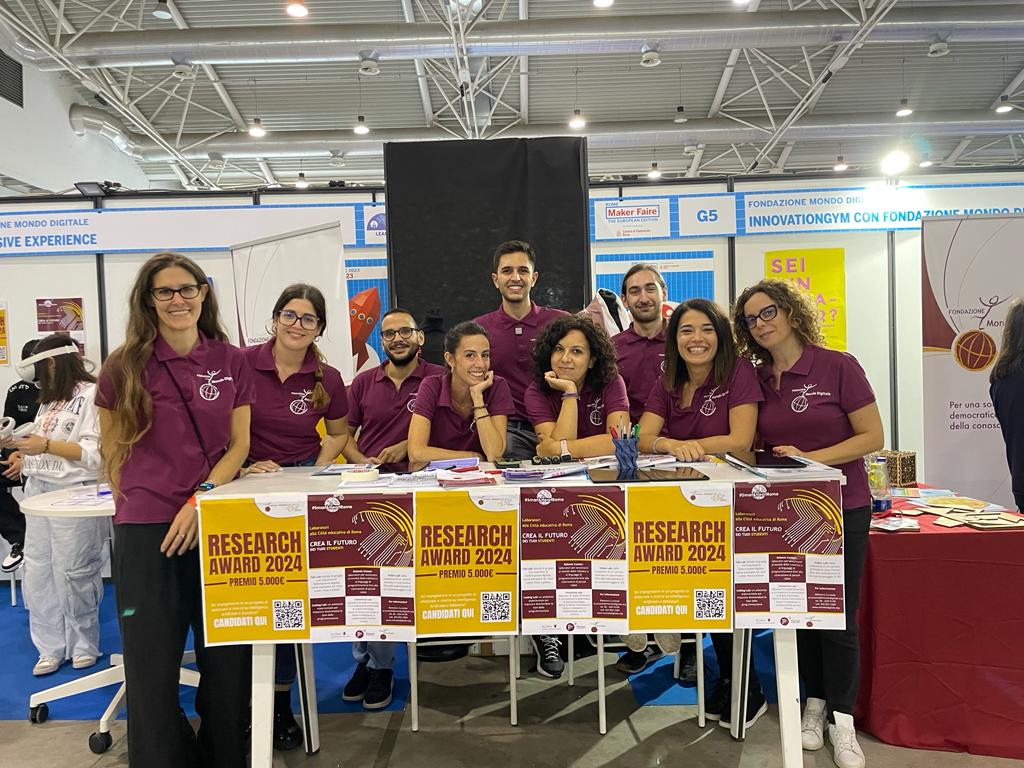 Il team della prima giornata di <a href="/MakerFaireRome/">Maker Faire Rome - The European Edition</a> 2023 #MFR2023