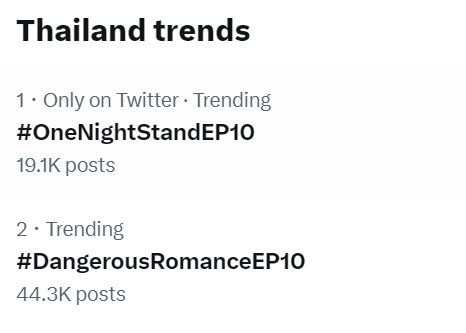 อันดับ 2 ไทยเทรนด์

#PerthTanapon #KDPPE
#DangerousRomanceEP10
Dangerous Romance EP10