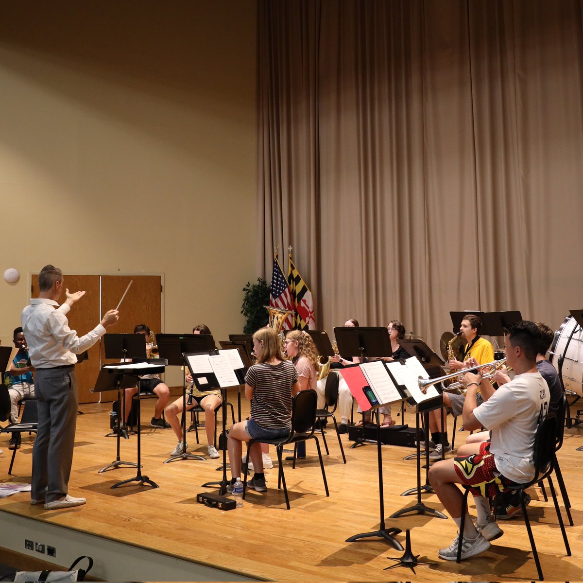 Mount Chorale and Wind Ensemble getting ready for the John Williams Concert on Oct. 29th. Mark your calendar to enjoy works from Star Wars, Harry Potter, 1941, and Empire of The Sun! #GoMount #MountVPA