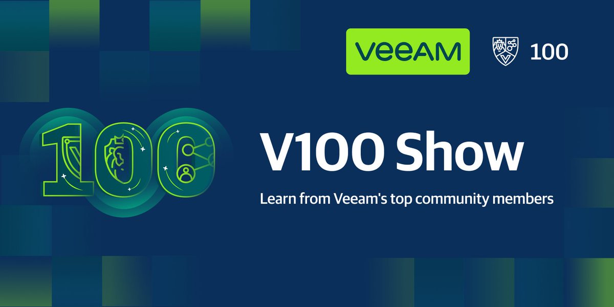 Veeam's tweet photo. Mark your calendars >> Our upcoming #Veeam100 livestream on Nov 2nd (10 AM ET) is one you don't want to miss!

Host @anthonyspiteri will be joined by @VeeamCommunity members @KristofPoppe &amp; @benyoungnz for a fantastic discussion around #GenerativeAI. https://t.co/wUpF1SSmVe https://t.co/srA1WvKMxz