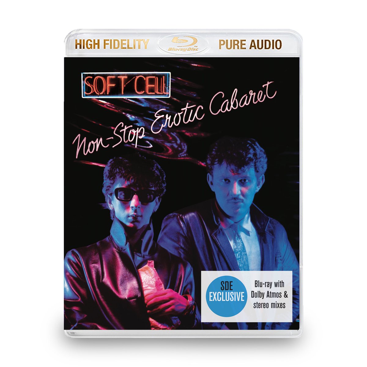 Exclusive! @softcellhq's incredible 1981 debut 'Non-Stop Erotic Cabaret' becomes 'Non-Stop Immersive Cabaret' for this SDE blu-ray with Dolby Atmos, Instrumental Atmos, bonus tracks and HD videos! Secure your copy now > bit.ly/3FpC5nH