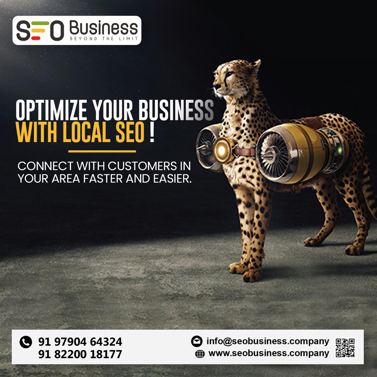 'Boost your business using local SEO 🚀 Connect faster with clients, right where they are

#localseoagency #localseoexpert #localseocompany #localseoservices #localseomarketing #marketingdigital #marketingonline #AUSvPAK  #localbusiness #TrendingNow