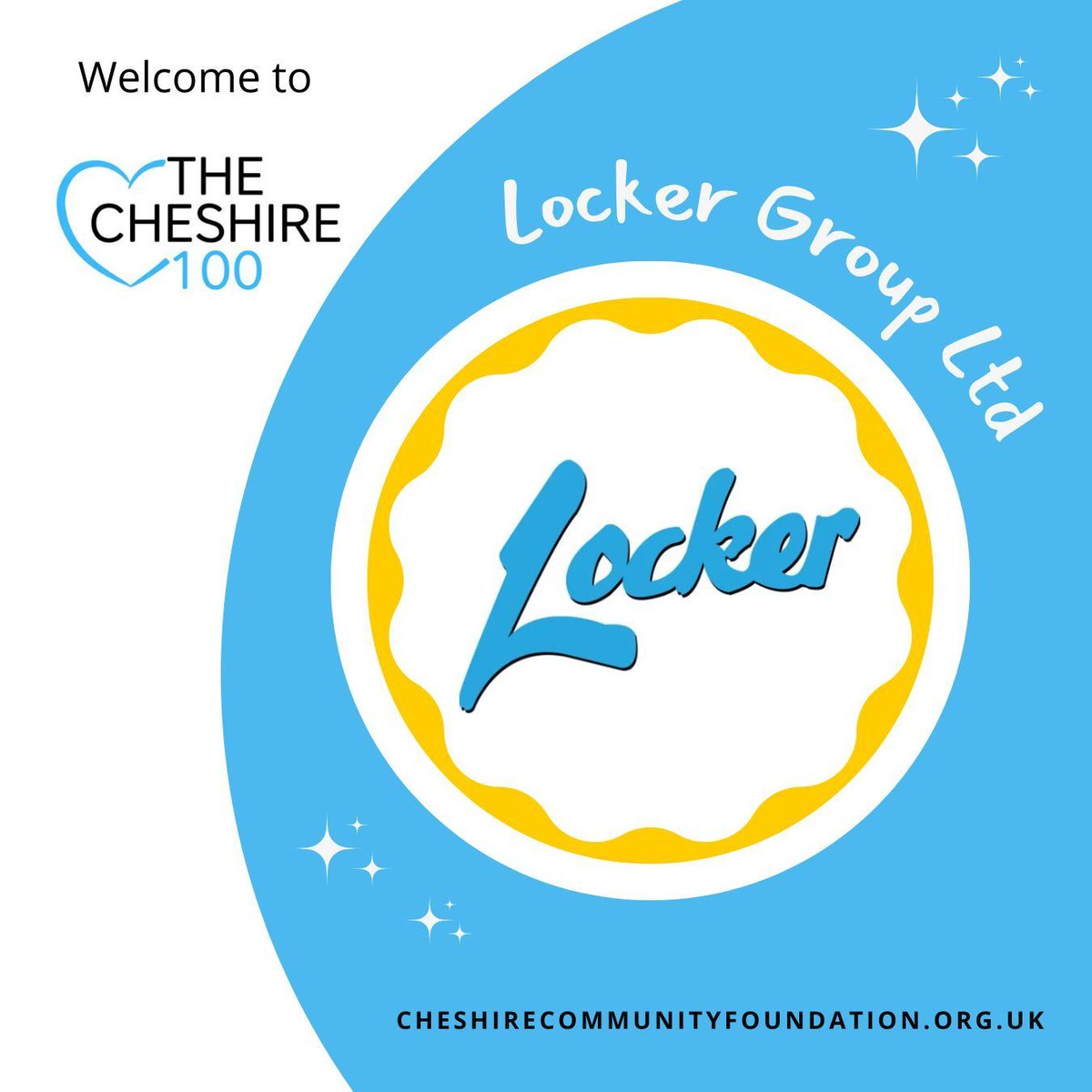 Welcome to the Cheshire 100 Supporters Club @thelockergroup ⭐ Our donors allow CCF to build a happier, fairer and stronger county for all. Thank you so much for your support! #CCf #Cheshire #Cheshire100 buff.ly/3CREKEq
