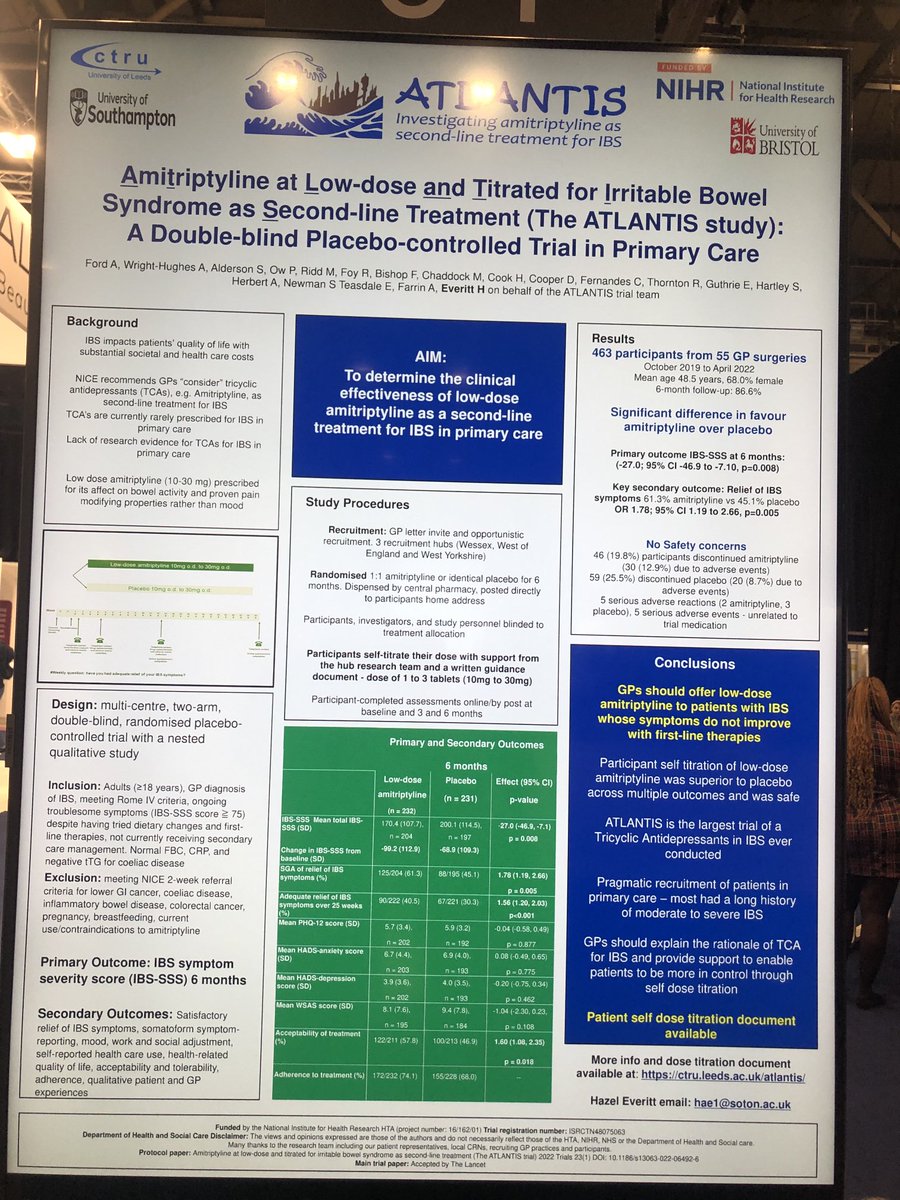 Mark Rickenbach (@docrickknowhow) on Twitter photo A poster winner of a study, <a href="/RCGPAC/">RCGP Annual Primary Care Conference</a> amitryptyline helps IBS well done @HazelEveritt A poster winner of a study, <a href="/RCGPAC/">RCGP Annual Primary Care Conference</a> amitryptyline helps IBS well done @HazelEveritt