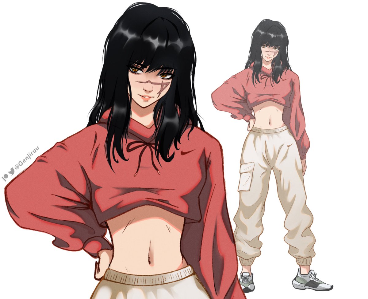 Genjiruu's tweet photo. Casual Yoru🤍 
(March ‘23)
#chainsawman #チェンソーマン https://t.co/p0vUcaWdLL