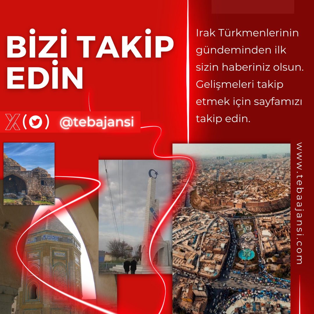 haberteba's tweet photo. X tarafından geçici olarak dondurulan (@tebajansi) hesabımız tekrar aktif hale gelmiştir...   

Irak Türkmenlerinin gündeminden ilk sizin haberiniz olsun. Bizi takip edin...    #taki̇pet https://t.co/VX03BvK845