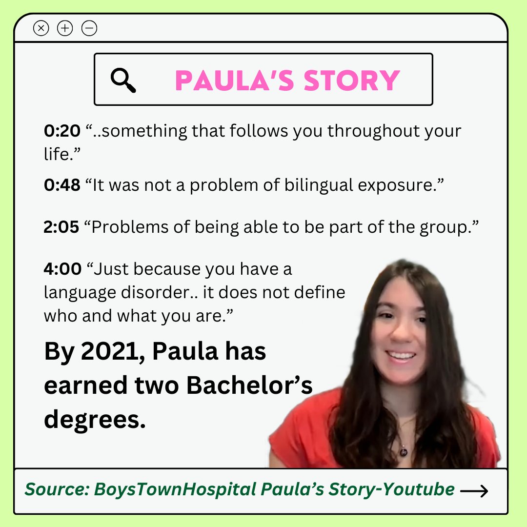 UosHCSsoc's tweet photo. Happy #DLDDay!✨ Here are a few inspiring stories that we can all learn a thing or two about what it's like living with DLD.

Links to full videos:
Paula’s story:
https://t.co/fqgUwyMldD
Sunny’s story:
https://t.co/6zaDRjv3Lt
Grant’s story:
https://t.co/fqgUwyMldD https://t.co/CZhsZ1CcSP