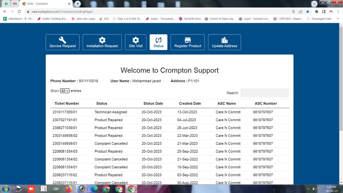 rupendrakthakur's tweet photo. Without resolution they are closing the ticket. No one is ready to pick the call. It's very disappointing. @Crompton_India @mathew_job https://t.co/AsWYxMy31b
