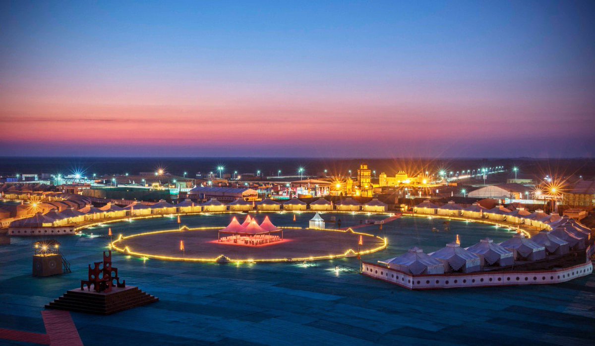 nitin_gadkari's tweet photo. Embracing the rich cultural heritage and natural splendor of Dhordo in Kutch is a testament to the immense tourism potential that India holds. This celebration stands as a tribute not only to the breathtaking landscapes but also to the unwavering dedication of the people of Kutch. 

Under the visionary leadership of our Prime Minister, Shri @narendramodi Ji, may Dhordo continue to shine and captivate visitors from all corners of the world. #AmazingDhordo