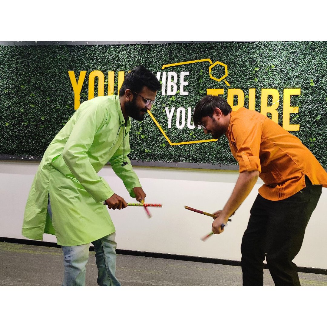 joshsoftware's tweet photo. Embracing the spirit of unity and tradition! Our office came alive with the vibrant colors and infectious energy of Navratri. Check out these glimpses of our festive celebrations!

#NavratriCelebrations #OfficeFun #lifeatjosh #joshsoftware https://t.co/QtXFMsr8mm