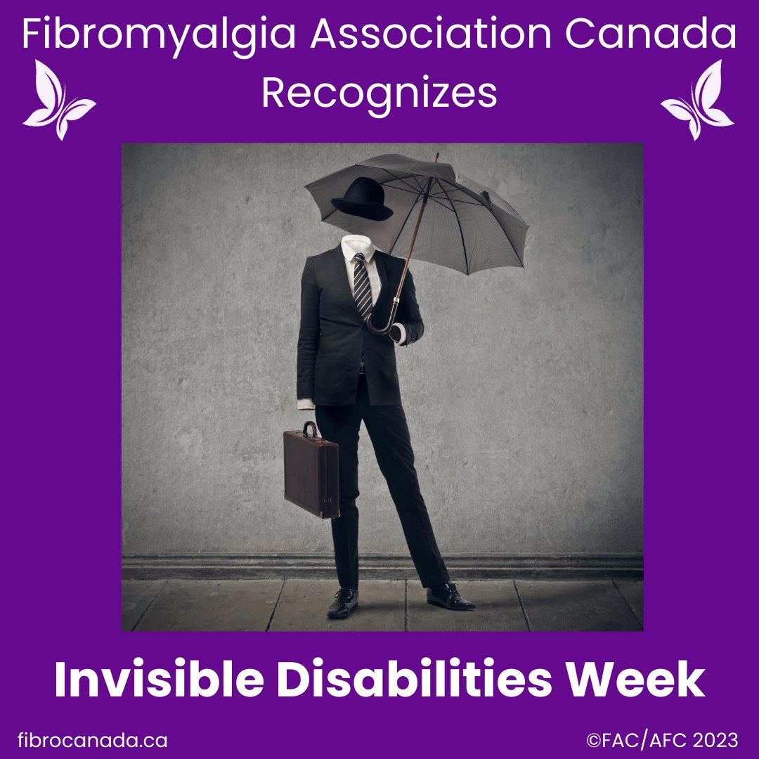 It is easy for people to ignore what people with #fibromyalgia are saying when they can’t physically see our problems. This can result in people with fibromyalgia not speaking up for what they may need.

#FAC #invisibledisabilityweek2023 #CareInMotion #invisibledisabilityweek
