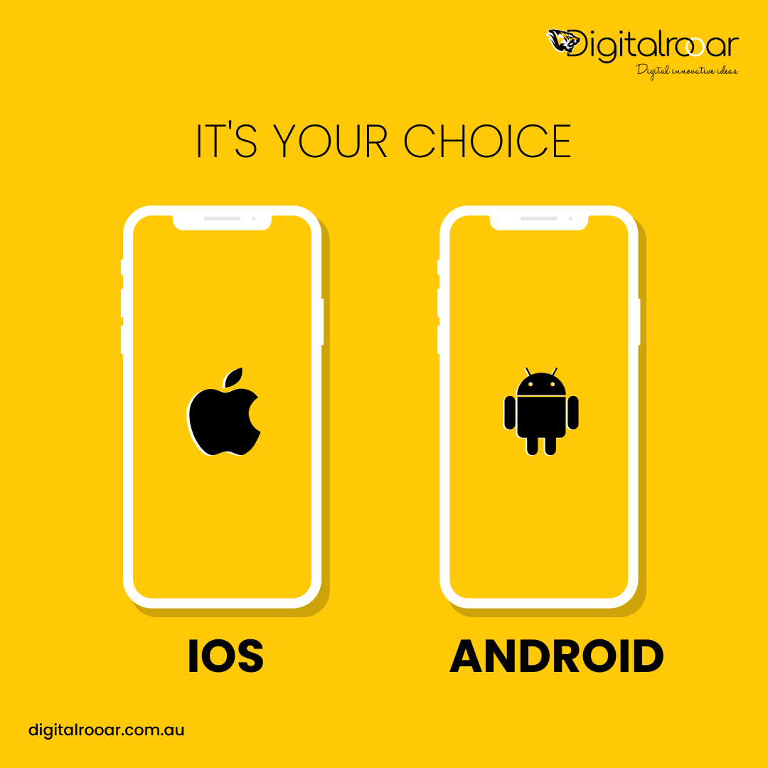digitalrooar's tweet photo. In the world of smartphones, you hold the power to choose. 📱 iOS or Android, which one suits your style and needs?

Visit https://t.co/awMeyi2mX3

#digitalrooar #digitalroarsoftlabs #iOSvsAndroid #TechChoices #MobileOperatingSystem #SmartphoneWars #YourPick https://t.co/woHf0YYrt7