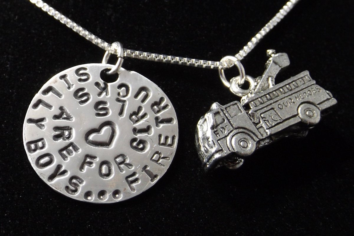 slvrdragonfly's tweet photo. Firetrucks are for Girls Necklace
#firegirl #firefighters #firetrucks #fireacademy #firemom #etsy https://t.co/Mqtc690IEy https://t.co/zWea3vr3QZ