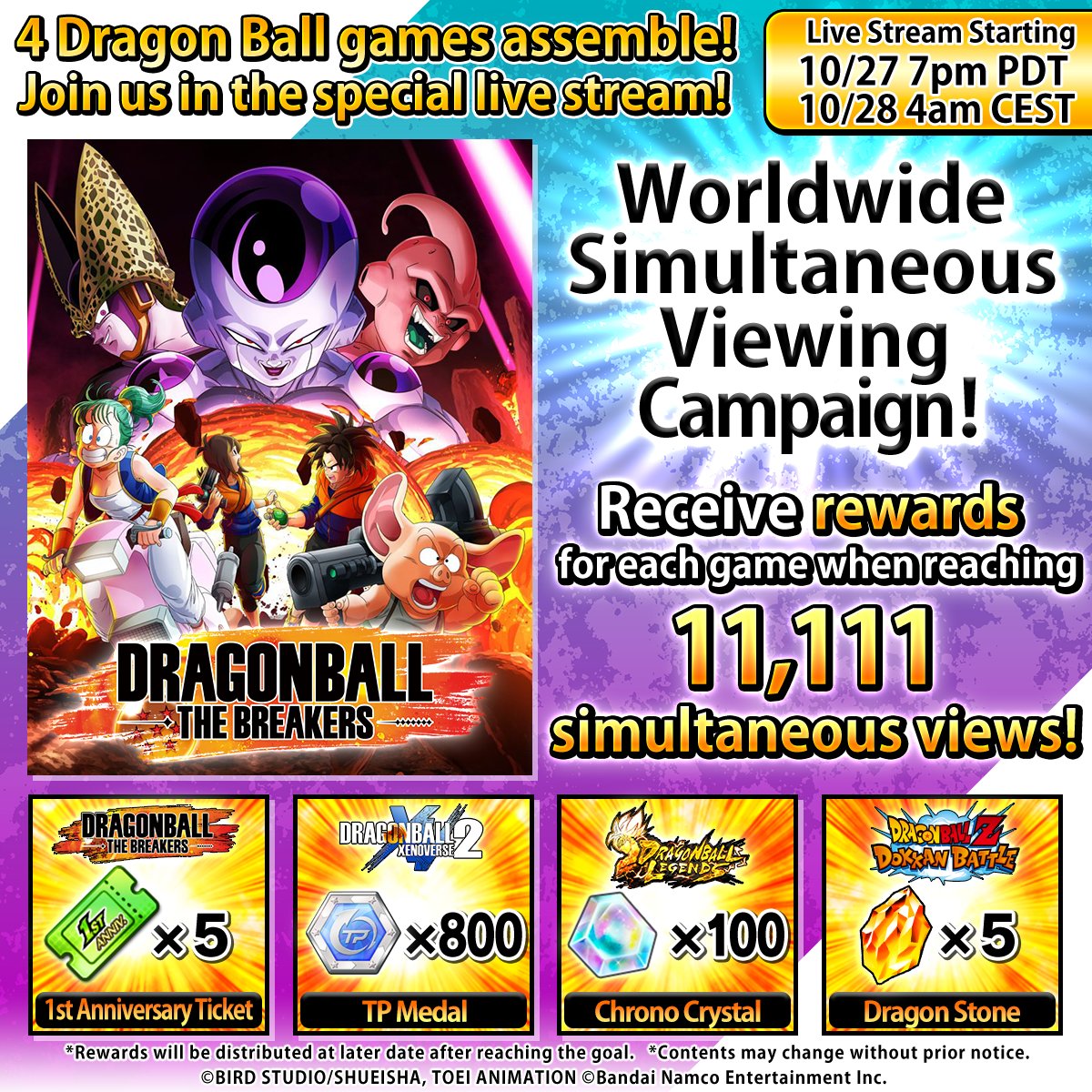 Dragon Ball: The Breakers Release time and Friend-Link Rewards :  r/DragonBallTheBreakers