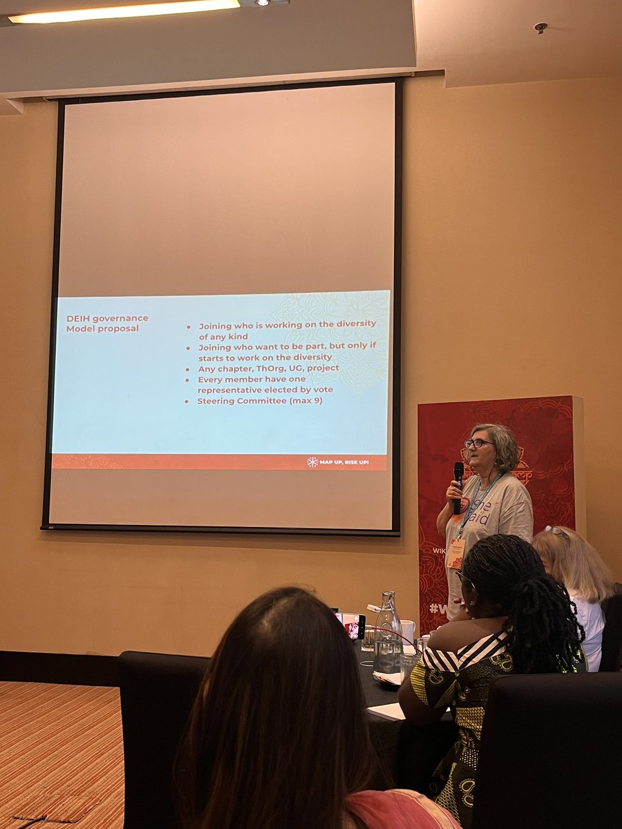 WikiWomenGlobal's tweet photo. Camelia Boban speaks about Diversity and Equity at the Wikiwomen Camp. https://t.co/Dv49TS2NHz