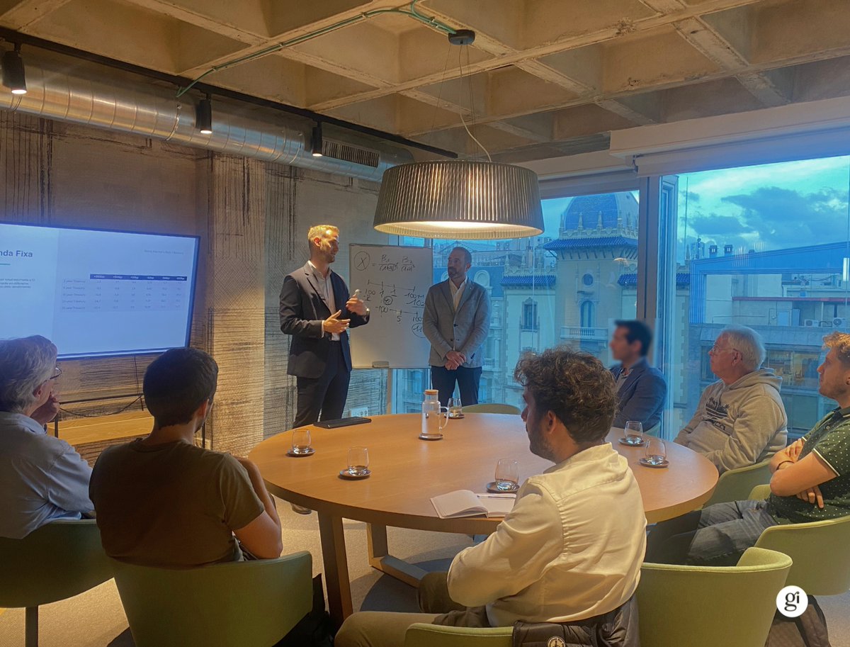 Ahir vam realitzar una altra Trobada d’Inversors a les oficines de Barcelona amb l'Eloi Romero Director de Negoci  i el Miquel Cantenys, Gestor de Carteres.

sub.ginvest.es/trobadadinvers…

En aquestes trobades els assistents tenen l'oportunitat de: