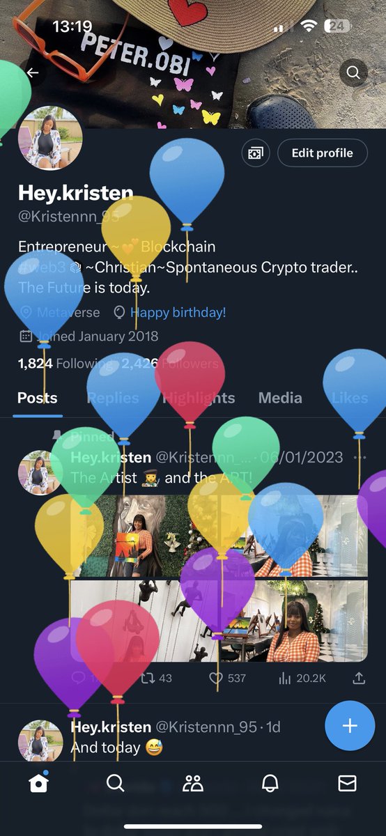 Kristennn_95's tweet photo. Happy birthday to me🎉 https://t.co/OOedncB7CD