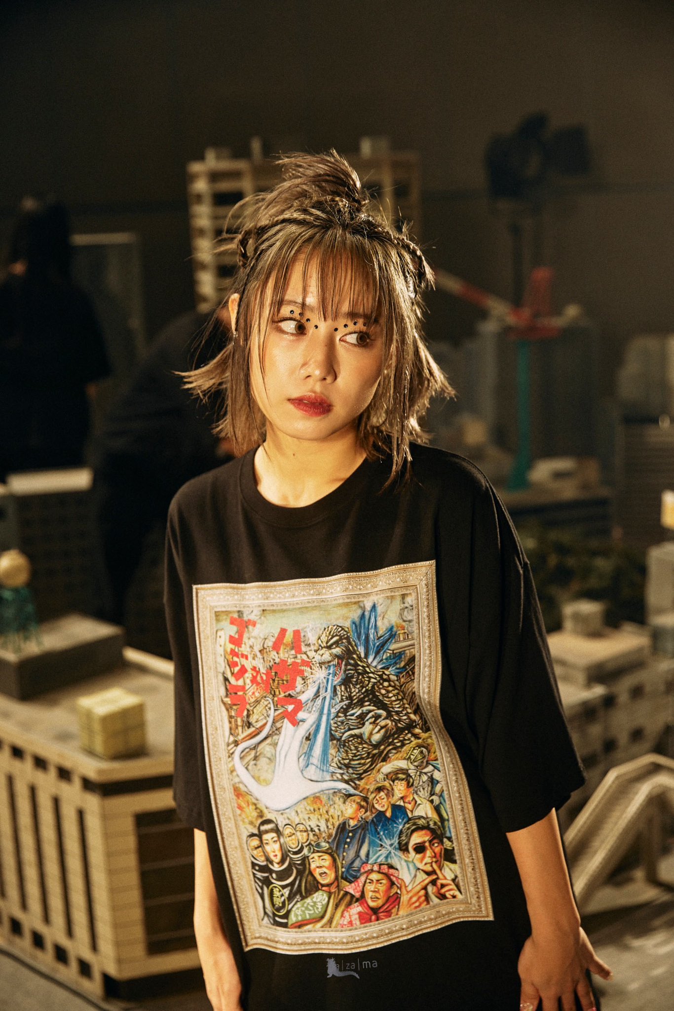 ハザマ ゴジラコラボTシャツ | ヤマダウェブコム