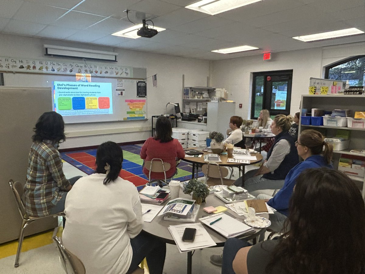 Early morning professional learning at Brookview School! Thank you to Mrs. Juliano for providing this opportunity  around foundational literacy and the power of sound walls! <a href="/WestIrondequoit/">West Irondequoit CSD</a>