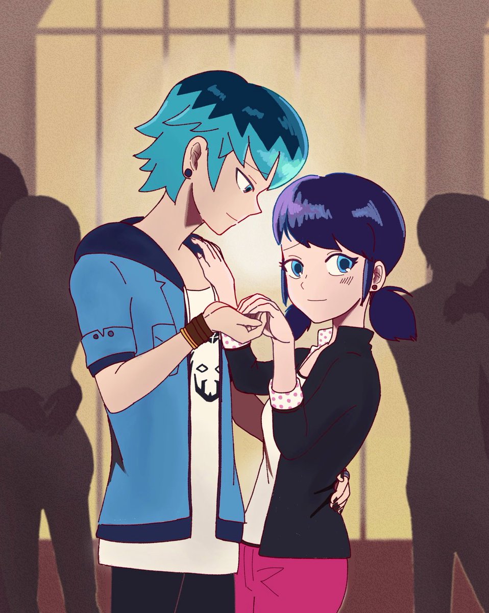 視線の先は
#ルカマリ 
#ミラキュラス