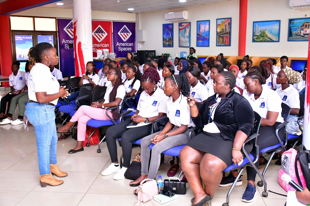 AydiaGenderTech's tweet photo. The 🏆team (Cohort 7) pitched “SHE MART” for women by women Digital marketing platform to realize SDGs 1,5,8 &17. They believe that without digitalization achieving these by 2023 in Uganda may be hard. Thx @akellobanker @usmissionuganda.
#DigEconomy @UNCDFdigital #STEMbootcamp https://t.co/dI75IURxLF