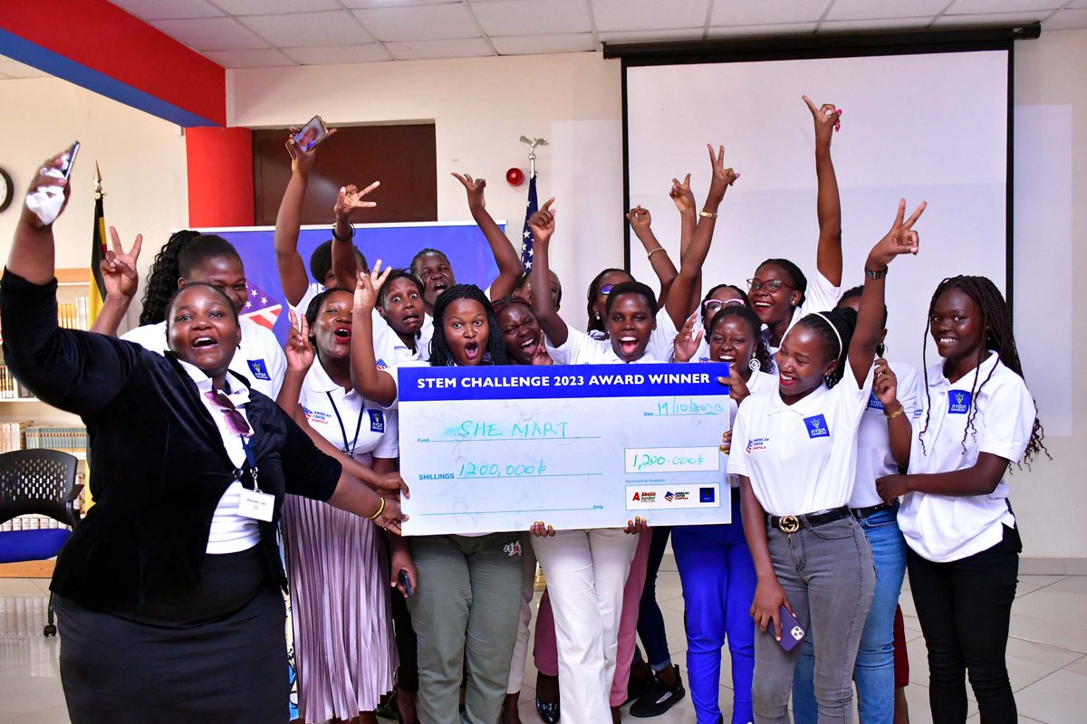 AydiaGenderTech's tweet photo. The 🏆team (Cohort 7) pitched “SHE MART” for women by women Digital marketing platform to realize SDGs 1,5,8 &17. They believe that without digitalization achieving these by 2023 in Uganda may be hard. Thx @akellobanker @usmissionuganda.
#DigEconomy @UNCDFdigital #STEMbootcamp https://t.co/dI75IURxLF