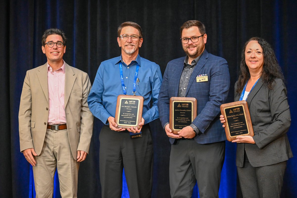 HFTP's tweet photo. Thank you to our outgoing Global Directors for steering HFTP into the next chapter of hospitality excellence with unwavering dedication. Your passion, wisdom and tireless efforts have left an indelible mark on the association. #HFTPAC23 https://t.co/WfZ4KpwLct