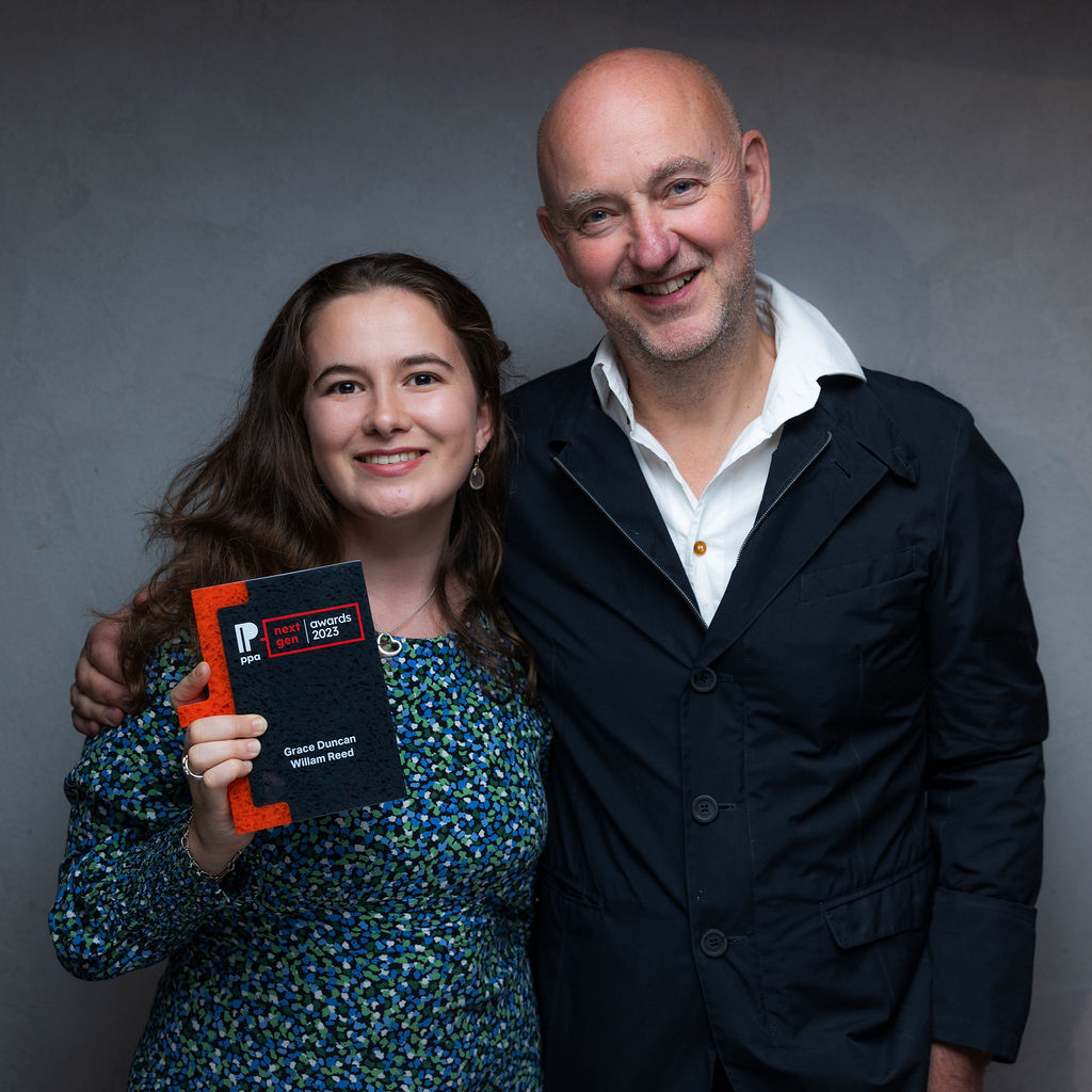 So chuffed to see our fresh food senior reporter <a href="/gracieellen_/">Grace</a> picking up a Next Gen award at the PPA Awards. A terrific hire, super smart, she's switched brilliantly from PR and is thriving on <a href="/TheGrocer/">The Grocer</a> . Here's to more great stories. #nextgen  thegrocer.co.uk/people/the-gro…