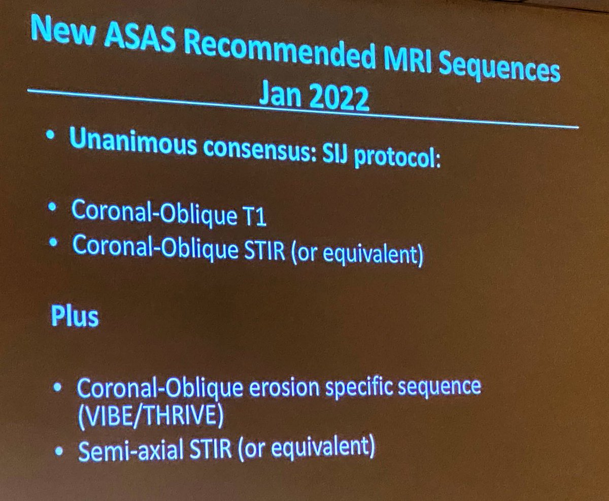 gurdeep_dulay's tweet photo. @Official_ASAS from 2022

Important #MRI info for #AxSpA delivered by Prof Alex Bennett at our regional #AxSpA meeting (SCAN)

🆕note VIBE/THRIVE sequences - these may not be done routinely - ask your MSK radiologist! ✳️

@NASSexercise @NASSchiefexec https://t.co/hmaz7TCnp8