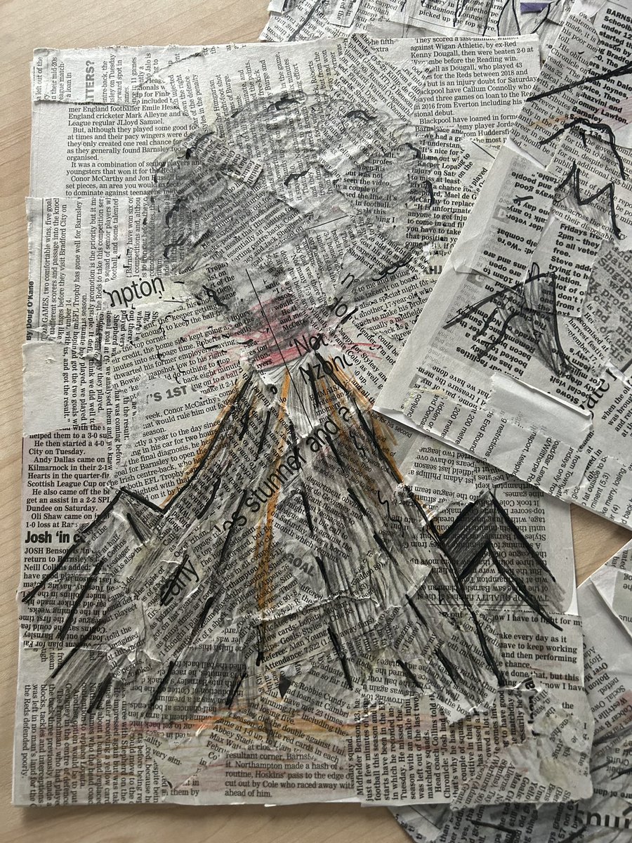 Year 5 have worked hard to finish their Volcano art. I can’t wait to create a display in the classroom to show these off!  👌 #weareartists #resilience