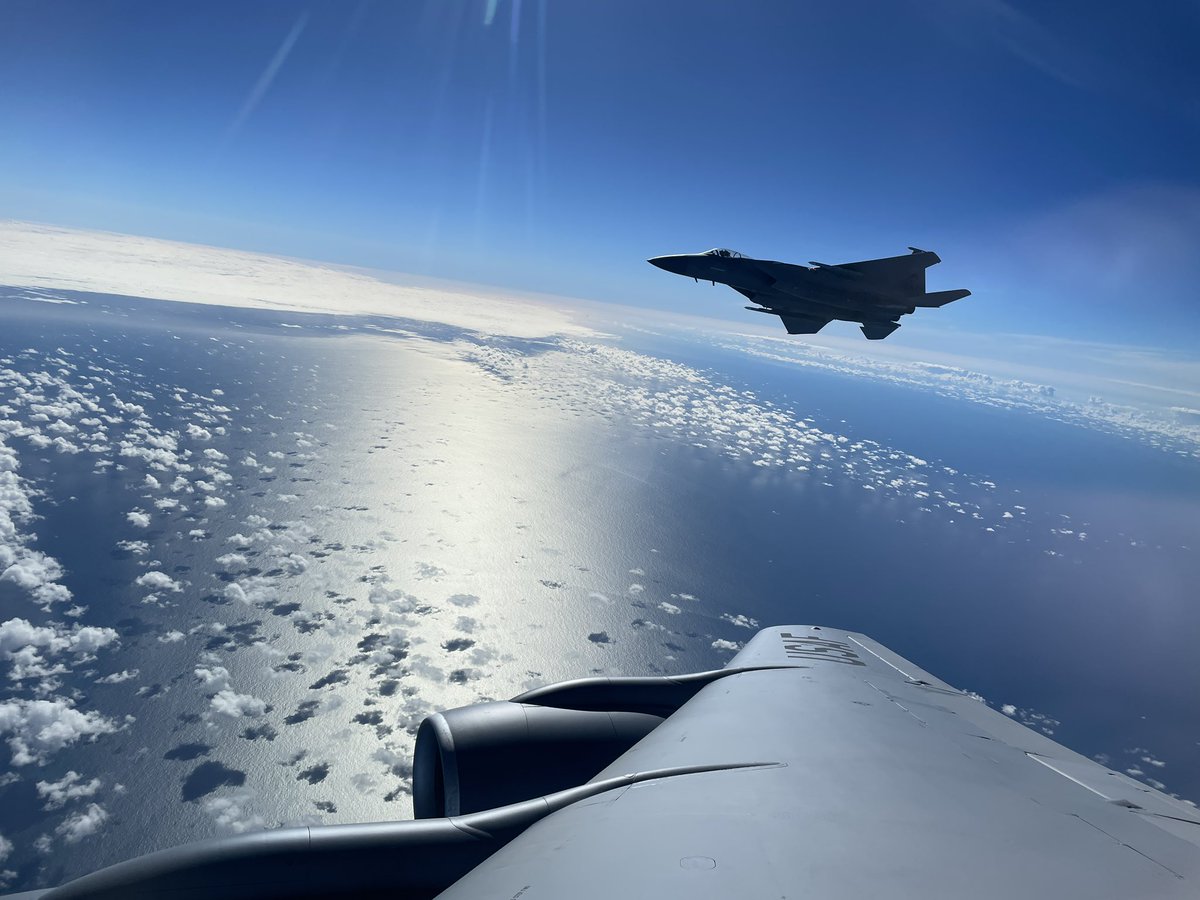 Amazing day in air with Air National Guard 104th Fighter Wing and the “Maineiacs” on a tactical training mission for a military employer appreciation flight!